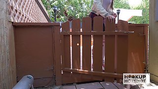 Cunt-Banged Blonde Nina Skye Takes Huge Hookup’s Warm Milk