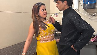Kitchen quickie with chubby Latina step-mom