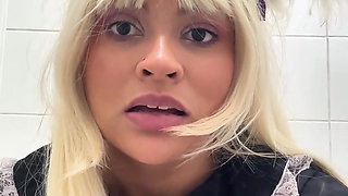 Public Toilet Farts at Cosplay Con - Gassy BBW in Cosplay