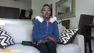 Innocent Skinny Black Model Falls Into Sex Trap At Fake Casting