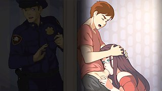 MILF catches her husband cheating and decides to cuck him right away