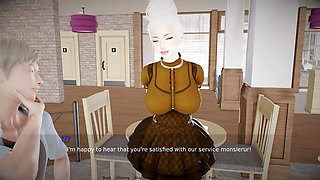 Goth Redhead and Demon Blowjob- Bound by Lust #4- Gameplay