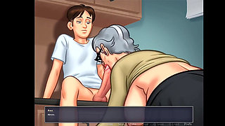 Granny Takes on Big Dick