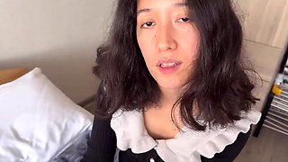 Naughty and hot stepmom has a wild sex with her stepson using a sex doll