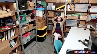 Cute looking redhead punish fucked hard
