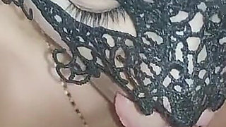 Pussy Licking in Bathroom, a Horny Black-haired