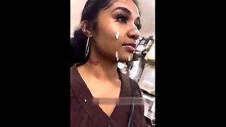 Real homemade amateur facial cumshot