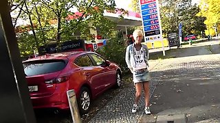 Real German MILF public fucked outdoor
