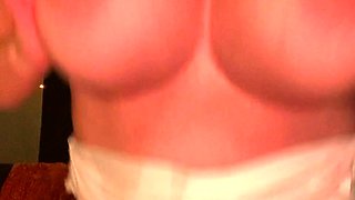 Great Big Boobs On Masturbating Redhead