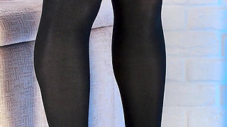 41-shiny Legs and Heels, and Maybe a Nylon Pussy with a Butt, Are Made for You to Jerk off!*4k 60fps