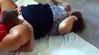 Fisting a Tanned BBW with a Large Pussy