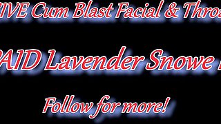 Don't Let This Sexy Model Look Down on You! CUM ON HER FACE & IN HER STOMACH!