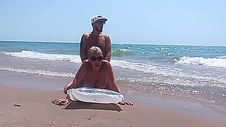 Fuck My Step Mom on the Beach
