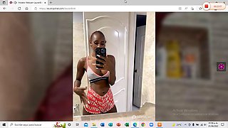 Brunette does webcam show in the shower: Big Ass, Fansly  Brunette Porn