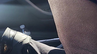 Titty Play in Car