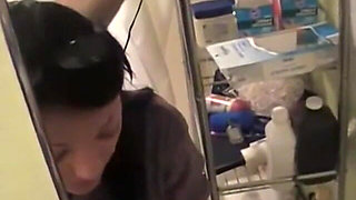 Jenny Gets a Fuck and a Massive Facial in the Bathroom