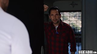 Seductive teenage fucks stepdad and teacher