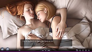 Naive 18-year-old with natural big boobs gets into animated adventures