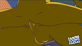 Homer and Marge Simpsons Cartoon Creampie Sex Dream