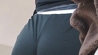 With My Neighbor in Rich Mini Shorts