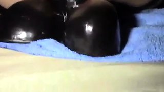 Balls Deep Huge Dildo Insertion