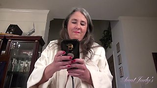 Your Step-Auntie Grace Catches You with Porn, Gives You The Real Thing Instead