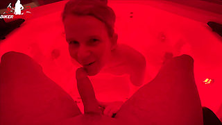 Riskanter Geiler Blowjob Im Spa! Facial Voll in Meine Fresse