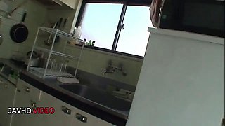 Steamy Asian Beauty Kiyoe Majima Vibrates Her Hairy Pussy Sensually