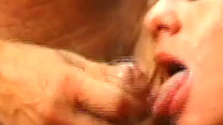 Two Horny MILFs Fucked Hard and Cummed on Face by Two Huge Vintage Cocks