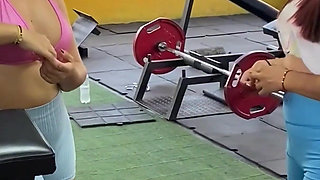 Private Workout with My Gym Trainer Gets Out of Control and We End up Fucking Over the Bench Press