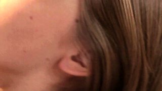 Amateur real small titted party teen slammed in gym class
