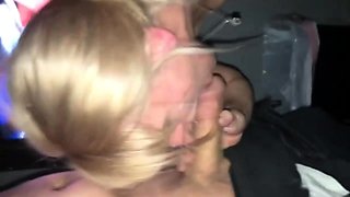 Homemade amateur blonde blowjob