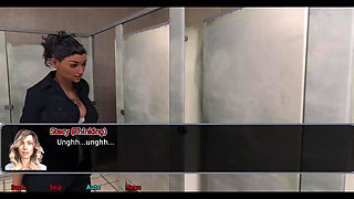 The office wife #8 - stacey played with herself in the shower.