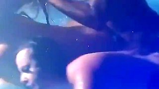 BBW Hot Tub Party Interracial Fourway.... Fat Chicks Get Black Dick