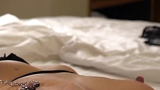 Bondage Her Hands and Spanking Her Boobs Next Play Very Hard with Her Nipples Clamps