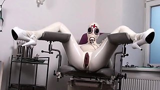 Fetish wam lesbian hotties use toys for milk enemas