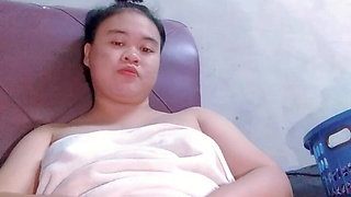 Young Fat Chubby Asian Teen Spread Her Pussy, Will Your Dick Fit in It