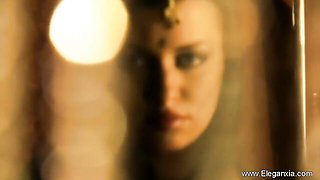 Stunner baby girl's ebony scene