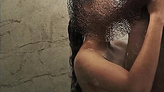 Desi college girl in my bathroom