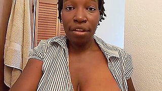 big boobs ebony getting milk out of her boobs hd