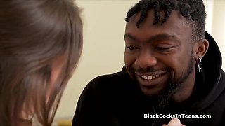 Große Titten - Busty Tits Teenage 18+ Maid Cleans Clients Big Black Coc