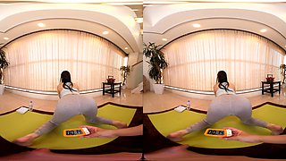 Oiling Up My Yoga Instructor Part 1 - Asian Workout Erotic Massage Sex