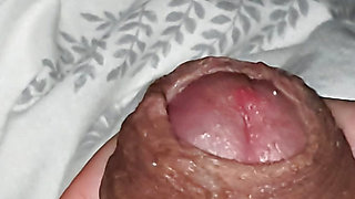 Step mom best handjob in bed from close up