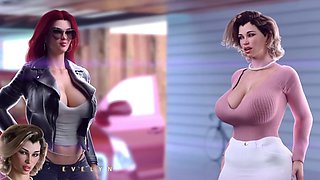 3D hentai anime action with loveskysan69real in a wild camping adventure