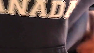 I Love to Make My Neighbor Horny by Rubbing My Ass Against His Cock