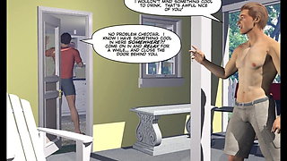DESPERATE HUSBANDS 3D Bisexual MMF Cartoon Animated Comics