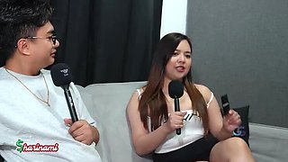 Asian Babe Shows How To Please Your Partner - Cum In Mouth & Eye Contact