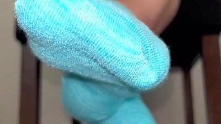 Ignoring You in Colorful Socks - Ivys Feet Footivities