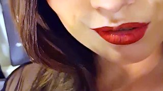 Amateur striptease and Solo masturbation