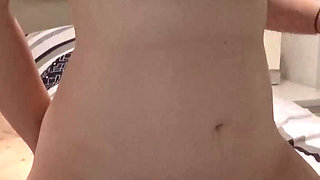 Girl Fucks His Face and Cums in His Mouth, Femdom Facesitting, Cum Feeding, Shaking Orgasm